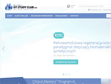 Tablet Screenshot of dtstudyclub.pl